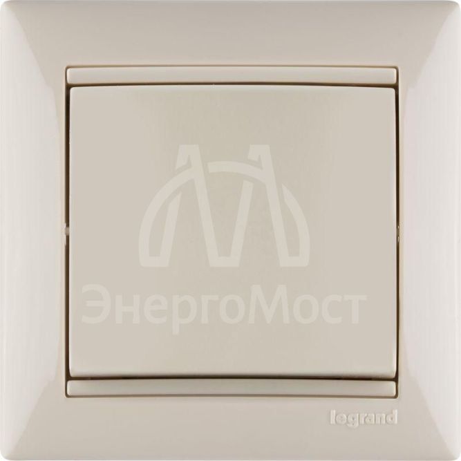 Механизм переключателя проходного на 2 направления 1-кл. СП Valena 10А IP31 250В сл. кость Leg 774306
