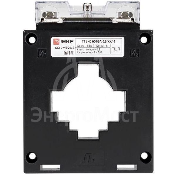 Трансформатор тока ТТЕ 40 500/5А кл. точн. 0.5S PROxima EKF tte-40-500-0.5S/tc-40-500-0.5S