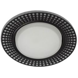 Светильник светодиодный DK LD29 WH/BK GX53 точечный; декор со светодиодной подсветкой бел./черн. ЭРА Б0037387