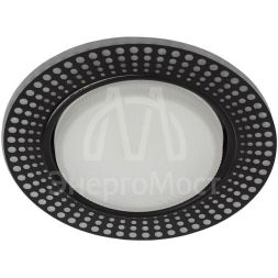 Светильник светодиодный DK LD29 WH/BK GX53 точечный; декор со светодиодной подсветкой бел./черн. ЭРА Б0037387