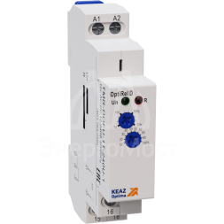 Реле времени OptiRel D TMR-DOFU-1T-240U-1 задержка выключения при откл питания 16А 1СО 12-230АС/DC КЭАЗ 332016