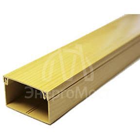 Кабель-канал 40х25 L2000 пластик с двойным замком сосна УралПак КК-3140025-032