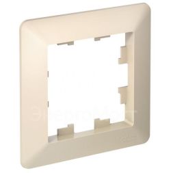 Рамка 1-м AtlasDesign Air беж./дым. бел. SE ATN220201