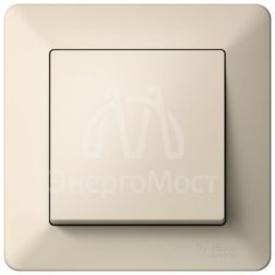 Рамка 1-м AtlasDesign Air беж./дым. бел. SE ATN220201