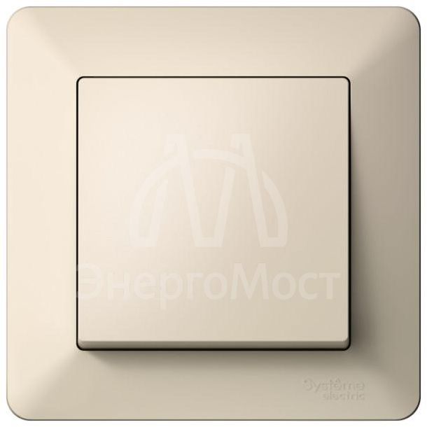 Рамка 1-м AtlasDesign Air беж./дым. бел. SE ATN220201