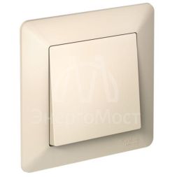 Рамка 1-м AtlasDesign Air беж./дым. бел. SE ATN220201