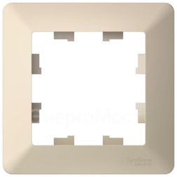 Рамка 1-м AtlasDesign Air беж./дым. бел. SE ATN220201