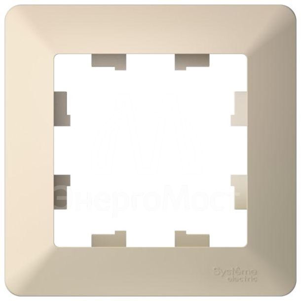 Рамка 1-м AtlasDesign Air беж./дым. бел. SE ATN220201