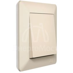 Рамка 1-м AtlasDesign Air беж./дым. бел. SE ATN220201