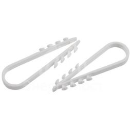 Дюбель-хомут 5-10мм для круглого кабеля NO-224-556 бел. (уп.10шт) Эра Б0066270