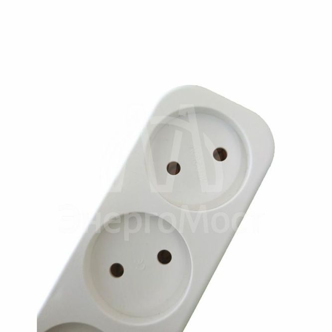 Разветвитель 3-м без заземл. 16А 250В IP20 полипропилен бел. TOKOV ELECTRIC TKL-S3-C01