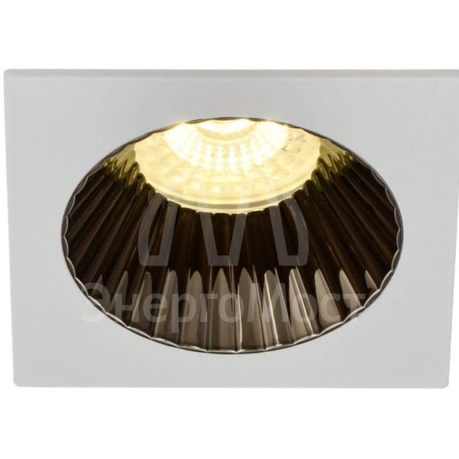 Светильник 4109 встраиваемый поворотный GU10 бел./шокол. пласт. IEK LT-UVB0-4109-GU10-1-K30