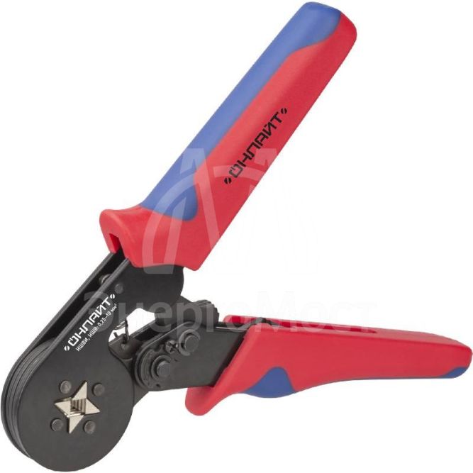 Пресс-клещи саморегулирующиеся 80 906 OHT-Pkv01-D-10 для втулочных наконечников 10кв.мм ОНЛАЙТ 80906