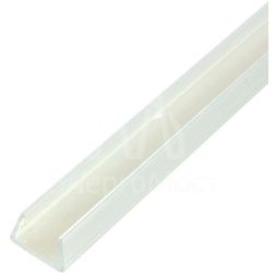 Короб прозрачный П-образ. пластик бел. (1м) NEON-NIGHT 104-411