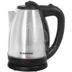 Чайник 1.8л. 2200Вт (нерж. сталь/пластик) серебр./черн. SKS2770 STARWIND 1416520