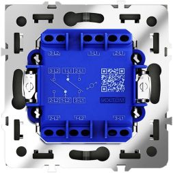 Переключатель проходной 2-кл. СП S70 10А механизм графит Voltum VLS020307