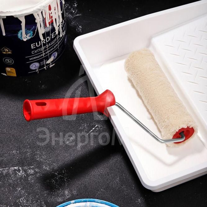 Валик &amp;quot;Натуральный мех&amp;quot; бесшовный ворс 12мм шир. ролика 180мм d42мм бюгель 6мм Rexant 89-0035