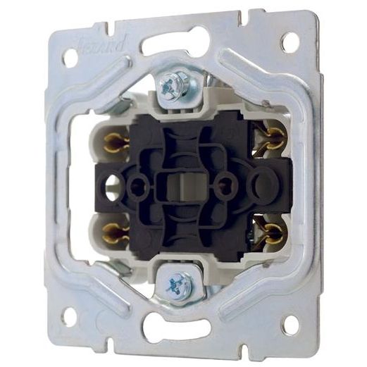 Розетка 2-м СП VESNA без заземл. ПБТ жемчуж./бел. перламутр LEZARD 742-3000-128B