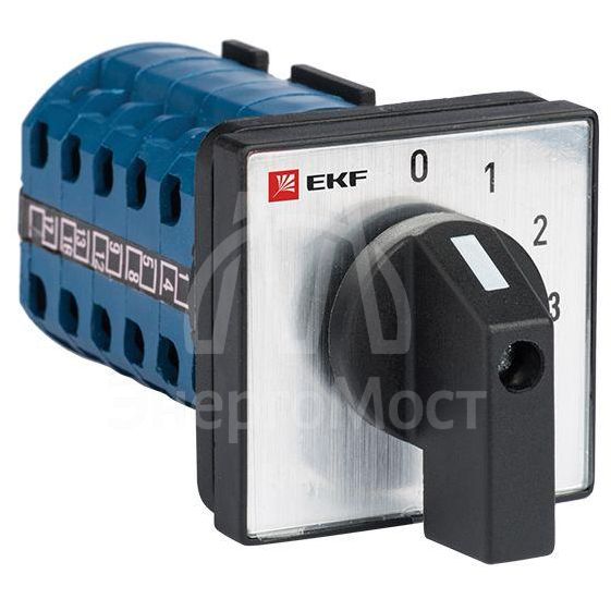 Переключатель кулачковый ПК-1-101 1п 10А &amp;quot;0-1-2-3&amp;quot; EKF pk-1-101-10