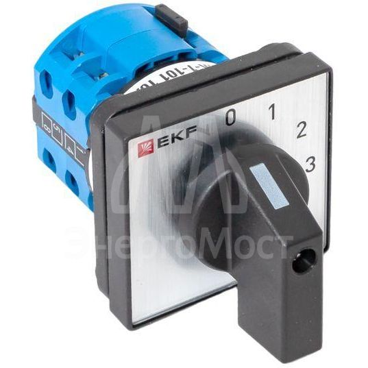 Переключатель кулачковый ПК-1-101 1п 10А &amp;quot;0-1-2-3&amp;quot; EKF pk-1-101-10
