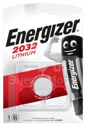 Элемент питания литиевый Lithium CR2032 BL1 (1/10/140) (блист.1шт) Energizer E301021302