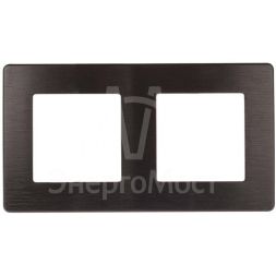 Рамка 2-м 12-5102-05 сатин антрацит Эра Б0052513
