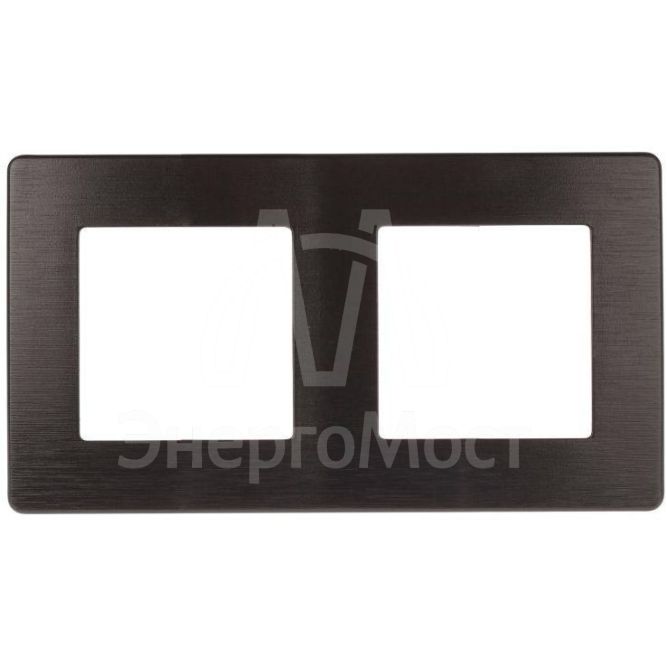 Рамка 2-м 12-5102-05 сатин антрацит Эра Б0052513