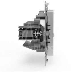 Розетка компьютерная 2-м СП Pixel RJ45 кат.5E механизм алюм. TOKOV ELECTRIC TKE-PX-RC2-C03