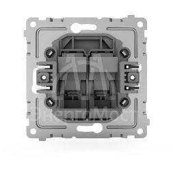 Розетка компьютерная 2-м СП Pixel RJ45 кат.5E механизм алюм. TOKOV ELECTRIC TKE-PX-RC2-C03