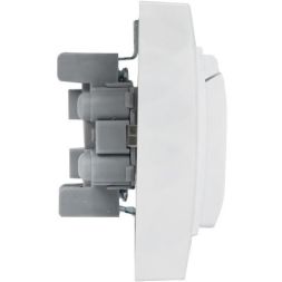 Розетка 2-м СП Минск 16А IP44 с заземл. защ. шторки с крышкой бел. EKF ERR16-129-200-44