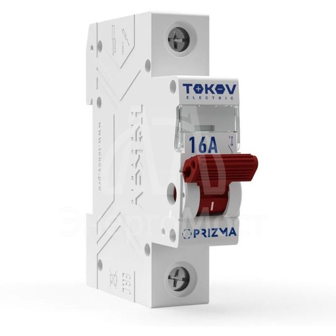 Выключатель нагрузки модульный 1П 16А TOKOV Electric TKE-PZ60-MDSI-1-16