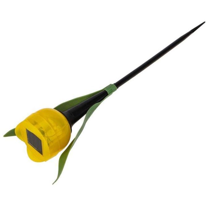 Светильник светодиодный Тюльпан из Амстердама садовый с солнечн. панелью и аккумулятором Lamper 602-274