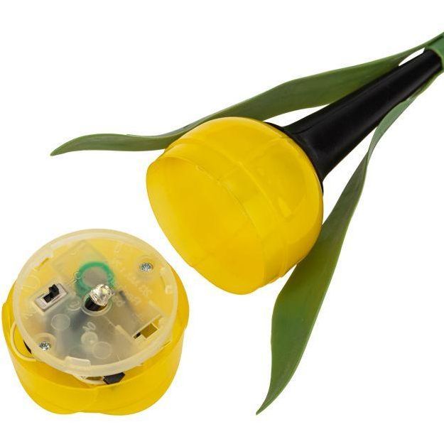 Светильник светодиодный Тюльпан из Амстердама садовый с солнечн. панелью и аккумулятором Lamper 602-274