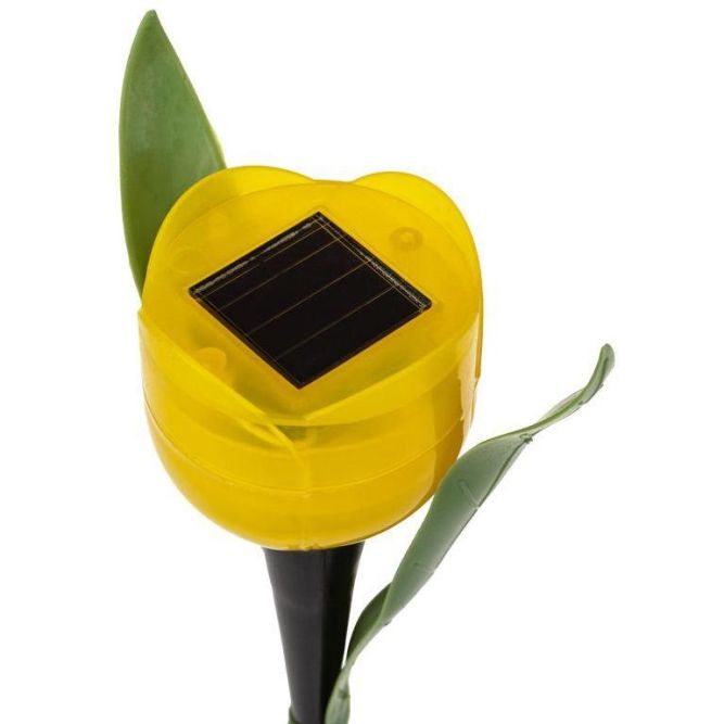 Светильник светодиодный Тюльпан из Амстердама садовый с солнечн. панелью и аккумулятором Lamper 602-274