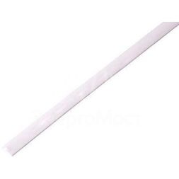 Трубка термоусадочная 6.0/3.0 1м бел. Rexant 20-6001