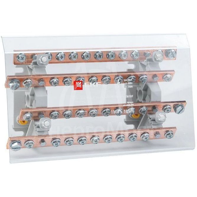 Блок распределительный шинный ШРБ-250 EKF plc-shrb-250