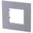 Рамка 1-м 2мод. Zenit серебристый ABB 2CLA227100N1301