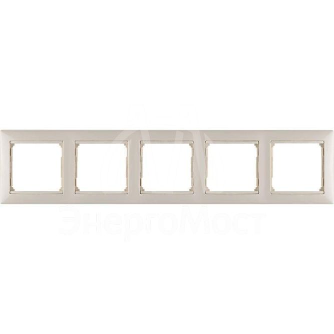 Рамка 5-м Valena горизонт. сл. кость Leg 774355