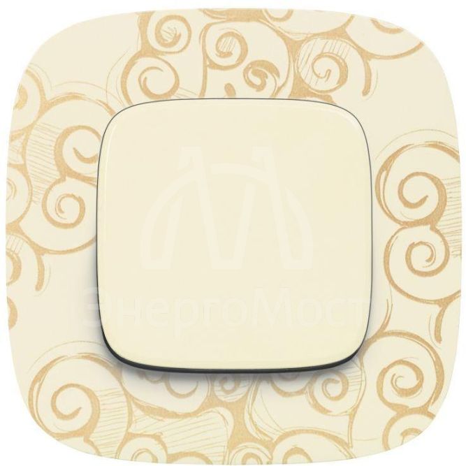 Панель лицевая Valena Allure для 1-кл. выкл. сл. кость Leg 755006