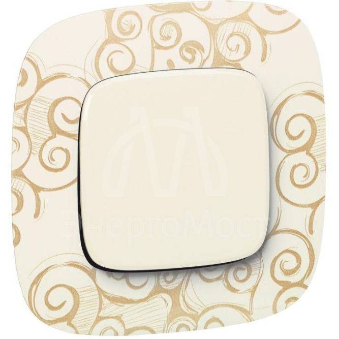 Панель лицевая Valena Allure для 1-кл. выкл. сл. кость Leg 755006