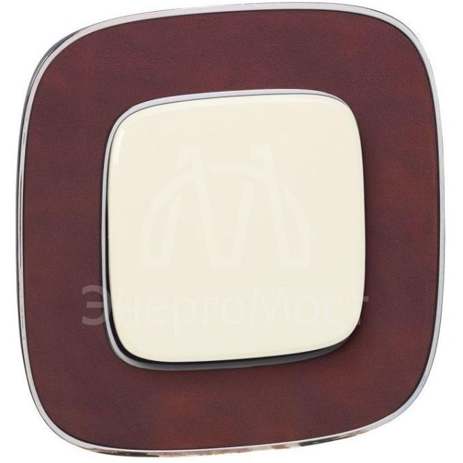 Панель лицевая Valena Allure для 1-кл. выкл. сл. кость Leg 755006