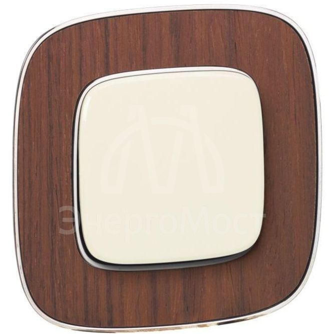 Панель лицевая Valena Allure для 1-кл. выкл. сл. кость Leg 755006