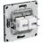 Розетка компьютерная 2-м KANT RJ45 кат.6A без шторки черн. уголь DKC 7012674