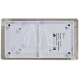 Блок комбинированный GLOSSA розетка + выкл. 2-кл. беж. SchE GSL000272