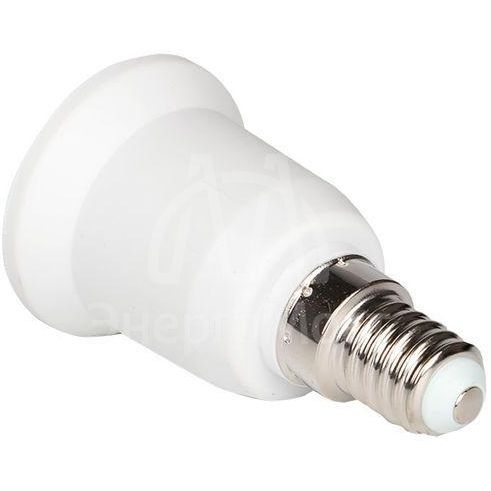 Переходник E14-E27 бел. EKF AD-E14-E27-w