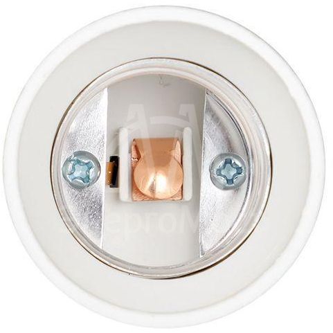 Переходник E14-E27 бел. EKF AD-E14-E27-w