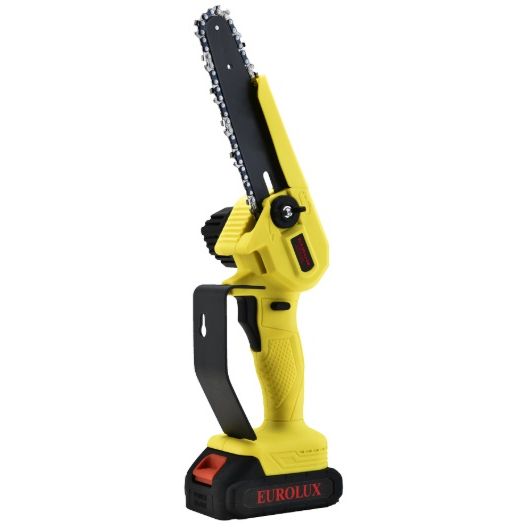 Электрическая аккумуляторная пила ELS-20-Li 6+8 Eurolux (две цепи, две шины, АКБ и ЗУ в комплекте)