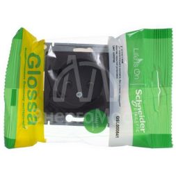 Механизм розетки 1-м СП Glossa 16А IP20 без заземл. шоколад SchE GSL000841