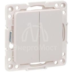 Механизм выключателя 2-кл. Стокгольм 10А бел. PROxima EKF EYV10-123-10