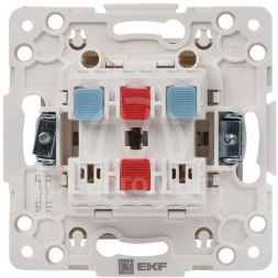 Механизм выключателя 2-кл. Стокгольм 10А бел. PROxima EKF EYV10-123-10
